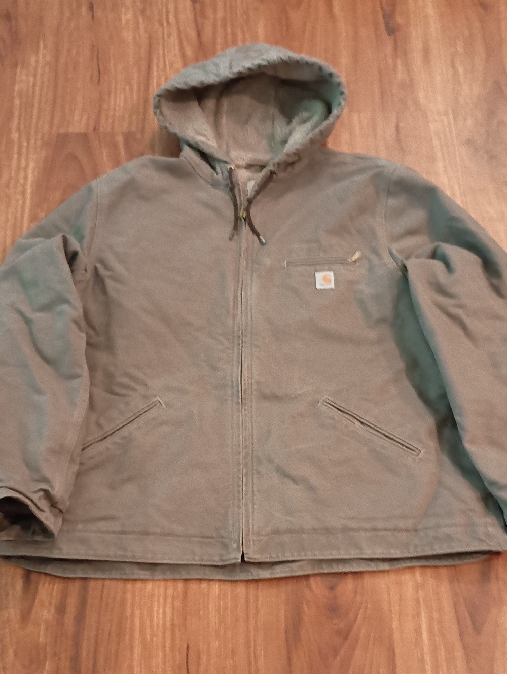 Carhartt Sherpa Lined Hooded Work Jacket